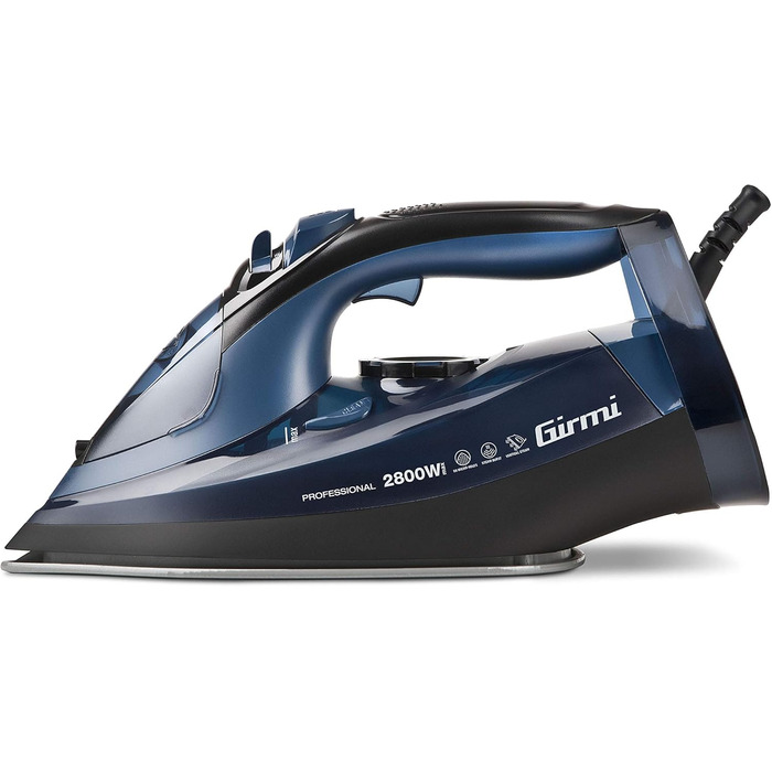 Праска Girmi ST6204 з парою, 2800W, 380мл резервуар, підошва INOX, самоочищення, термостат, вертикальне прасування