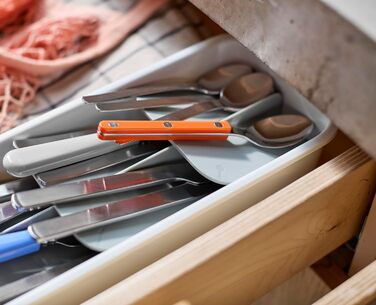 Органайзер для столових приборів Joseph Joseph DrawerStore з ніжницями, розширюваний, з переробленого пластику