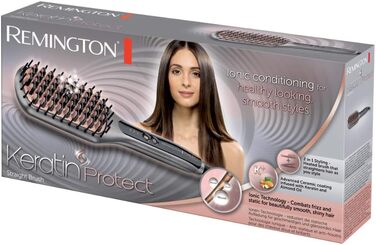 Випрямляч для волосся Remington S8540 Keratin з LCD-дисплеєм, 10 температурних режимів (150-230°C), чорний, 110 мм