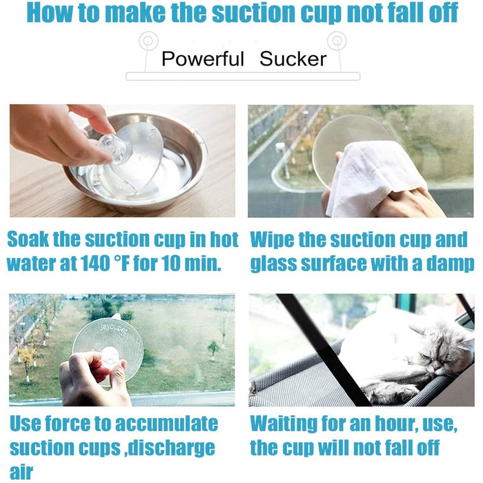 Гніздо для кота на вікно, гамак для котів, підвісна лежанка на крізь, вантажопідйомність до 10 кг