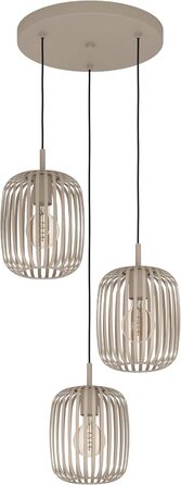 Настільна лампа EGLO Romazzina на тренозі, металева, чорна, E27, для спальні та вітальні