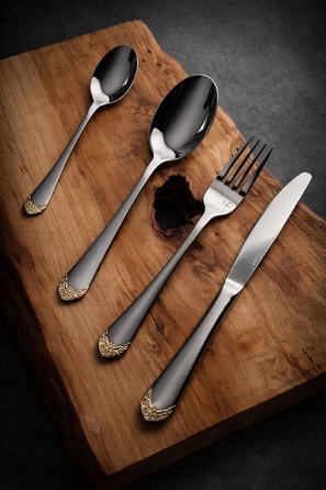 Набір столових приборів Hoffner, глянцеві, 72 предмети