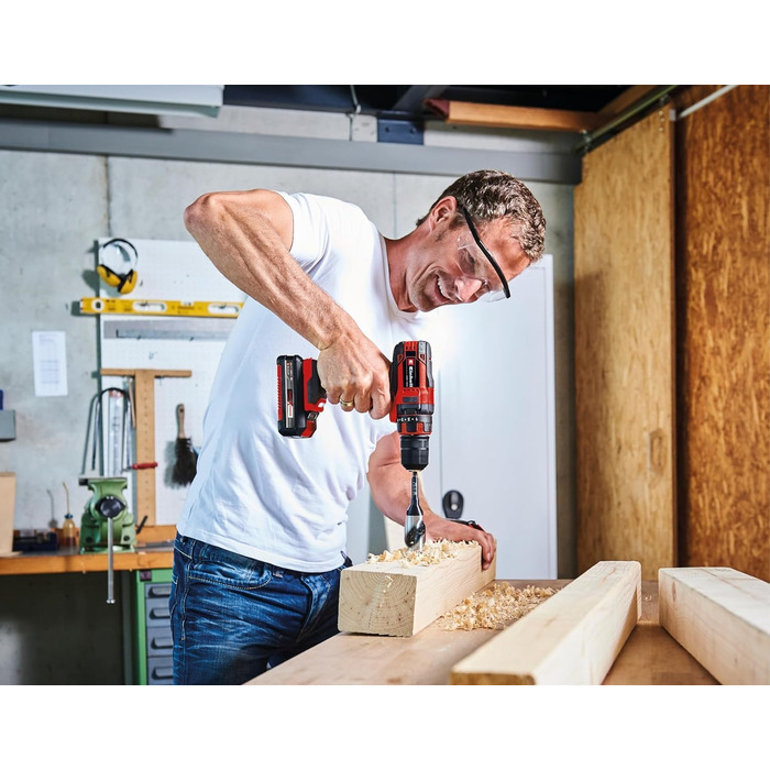 Акумуляторна дриль-шуруповерт Einhell TC-CD 18/35 Li-Solo Power X-Change (18 В, 35 Нм, 10 мм, без акумулятора та зарядного пристрою)