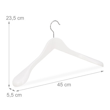 Relaxdays Suit Hanger Set of 10