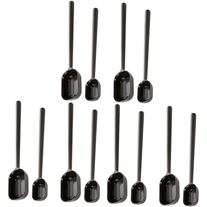 12-Piece Candle Spoon Shovel Storage Container for Dog Food, Coffee Measuring Cup, Salt Spoon, Milk Powder Spoon, Long Handle, Teaspoon, Packet Measuring Spoon, Baby