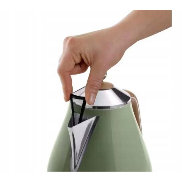 Електричний чайник De'Longhi KBOV 2001.GR, 2000 Вт, 1,7 л, зелений