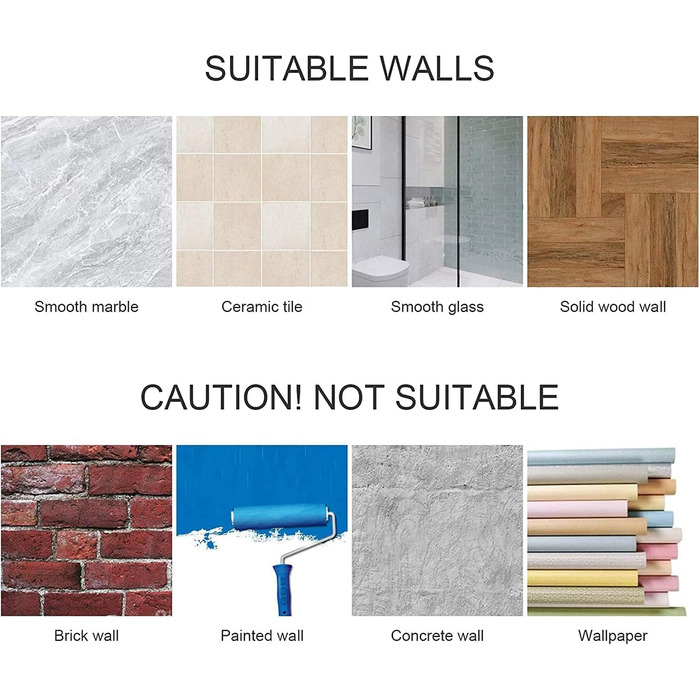 Тримач для рушників JS без свердління, стійкий, чорний, 25 см