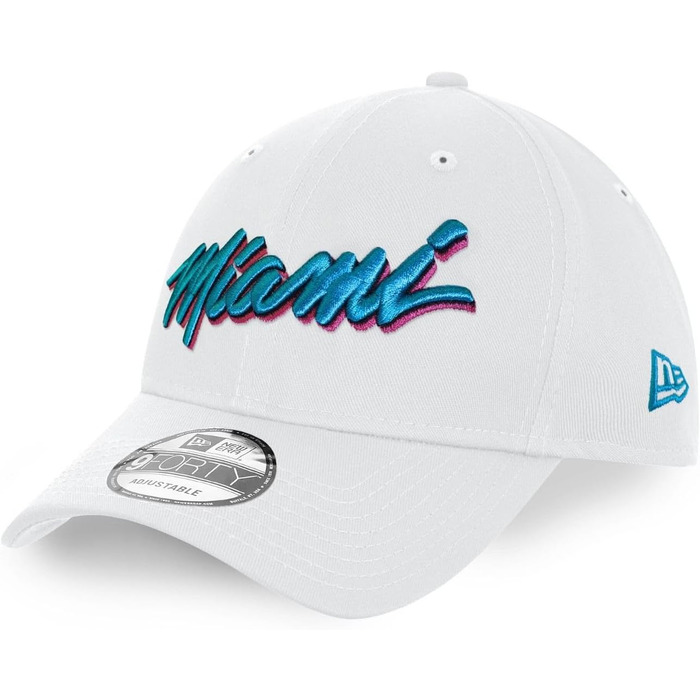 Кепка New Era Miami Heat NBA, регульована, бейсболка Snapback Trucker 9Forty, універсальний розмір