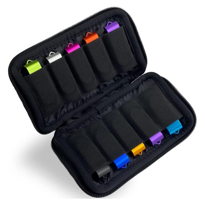 Організатор для USB-накопичувачів: кейс-коробка на 10 шт. чорного кольору