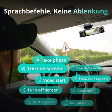Dashcam BOTSLAB G980H 4-канальна з GPS, WiFi, IPS-дисплеєм та Super Night Vision, 3K+3*1080P, 128GB SD, G-Sensor, Loop-запис, Park Monitoring