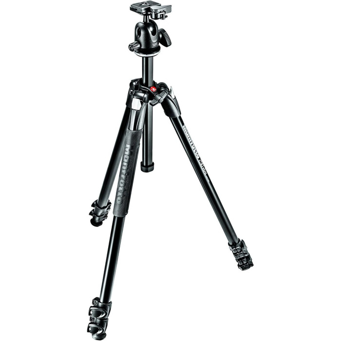 Штатив Manfrotto MK290XTA3-BH 290 Expert з кульковою головкою 496RC2 - 3-секційний, для фото та відео