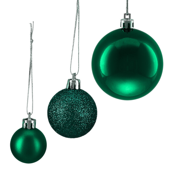 Relaxdays Set of 100 Christmas Baubles