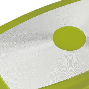 Relaxdays Green Roasting Pan with Glass Lid