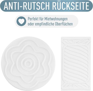 Захист для сходів IB STYLE для дітей - сітка для сходів, бар'єр для тварин, без свердління, білий, 67-75 см (4 накладки для стін)