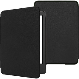 Чохол TOKILO для Kindle 6 (11-го покоління 2024/2022), м'яке PU-шкіряне покриття з авто-ввімкненням/вимкненням, чорний