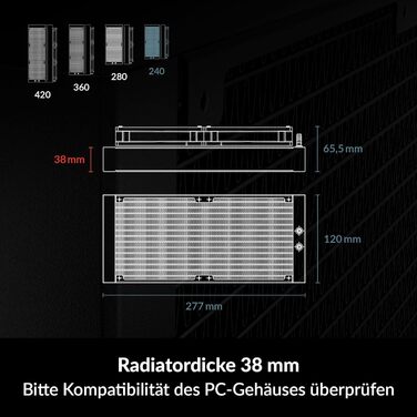 ARCTIC Liquid Freezer III Pro 240 - СВО для ПК, 240 мм, чорний
