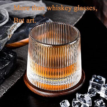 Набір склянок для віскі Webao Old Fashioned з кришталю, 160 мл (набір з 2 шт.)