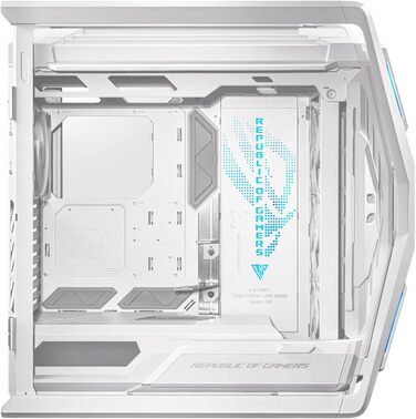 Корпус ПК ASUS GR701 ROG mATX з ARGB підсвічуванням та скляною панеллю, підтримка GPU до 420 мм