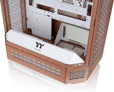 Корпус для ПК Thermaltake The Tower 600 Mocha Mousse, вертикальний Mid Tower, підтримка E-ATX/ATX, загартоване скло, підтримка радіатора 420 мм, Hidden Connector