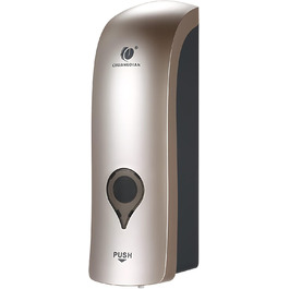 Настінний диспенсер для мила без свердління, 300 мл, ручний дозатор для гелю для душу/шампуню/дезінфікуючого засобу, дозатор для миючого засобу для душу, чорний/білий/золотий (шампань)