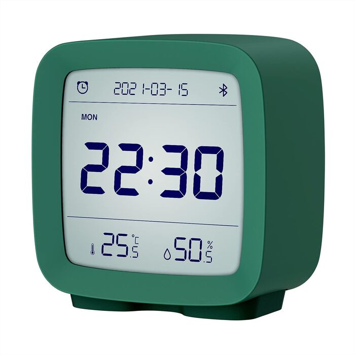 Qingping Bluetooth Alarm Clock, Works with Mi Home (All settings via App), Digital Smart Alarm Clock Battery Powered with Multiple Alarms