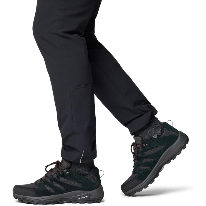 Чоловічі трекінгові черевики Columbia Redmond Iv Low Waterproof Mid Rise, чорний/червоний
