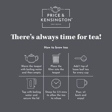 Чайник Price & Kensington англійський, 6 чашок, керамічний, кремовий, матовий, для чаю, мікрохвильова піч і посудомийка, вінтажний стиль