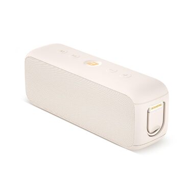 BOGASING G6: Портативна Bluetooth колонка 30W, 35 год, IPX6, USB, TF, AUX, мікрофон - Бежевий