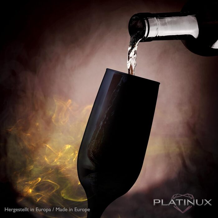 Набір келихів для шампанського PLATINUX Black & White (6 шт., 210 мл)