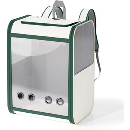 Рюкзак-переноска для котів та собак SWIHELP, зелений: безпечний та зручний для подорожей