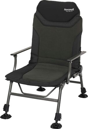 Крісло для риболовлі Anaconda Carp Chair II – комфортне та зручне для відпочинку