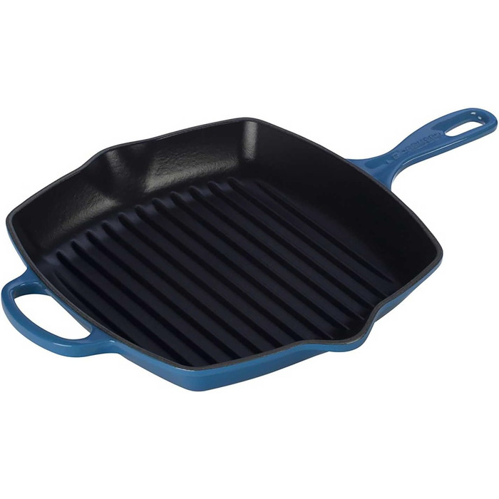 Grillpfanne Le Creuset Signature, 26 см, чавунна, для всіх плит (індукція), вишнево-червона (20183260600422)