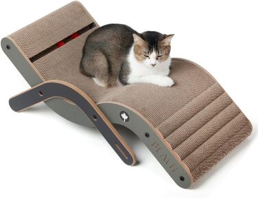 Крісло-лежанка для котів Beach Chair від CanadianCat Company: крізь-доріжка, лежанка, гамак | 70 x 35 x 25 см