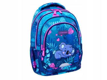 Багатофункціональний шкільний рюкзак AstraBag, синій багатоколірний, 20 л