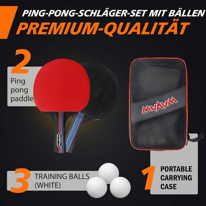 Набір для пінг-понгу: ракетки, м'ячі та аксесуари для гри в настільний теніс