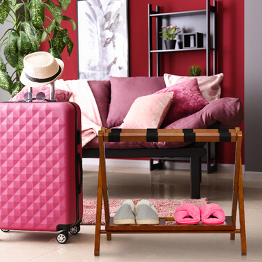Relaxdays 2-Piece Folding Suit Stand Set