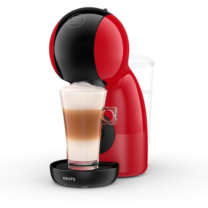 Кавомашина NESCAFÉ Dolce Gusto Piccolo XS від Krups, червоно-чорна, 0,8 л, KP1A35