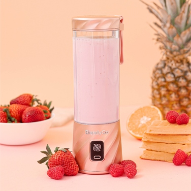 Портативний стакановий блендер BlendyGo 3, міксер 250 Вт, рожевий (ідеальний подарунок)