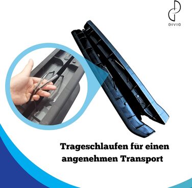DIVID® Рампа для собак, складана, для авто, до 90 кг, неслизька, для собак та котів