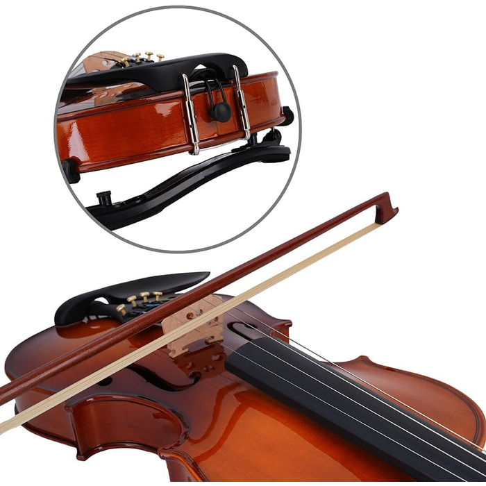 Скрипка 1/2 Rhythm для початківців (набір) з жорстким кейсом, коліумом, підставкою для плеча, смичком та запасними струнами