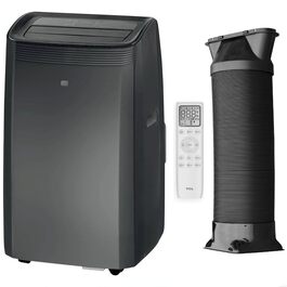 Тренажер TCL 9000 BTU (2,6kW) TAC-09CPB/NZB 3-в-1: охолодження, вентиляція, осушення. Тиха робота, таймер, нічний режим, пульт ДК. Для вітальні, офісу, спальні. Чорний колір.