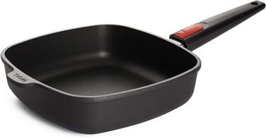 Сковорода квадратна Woll Nowo Titanium 24x24 см, 6.5 см, знімна ручка, антипригарне покриття, не для індукції
