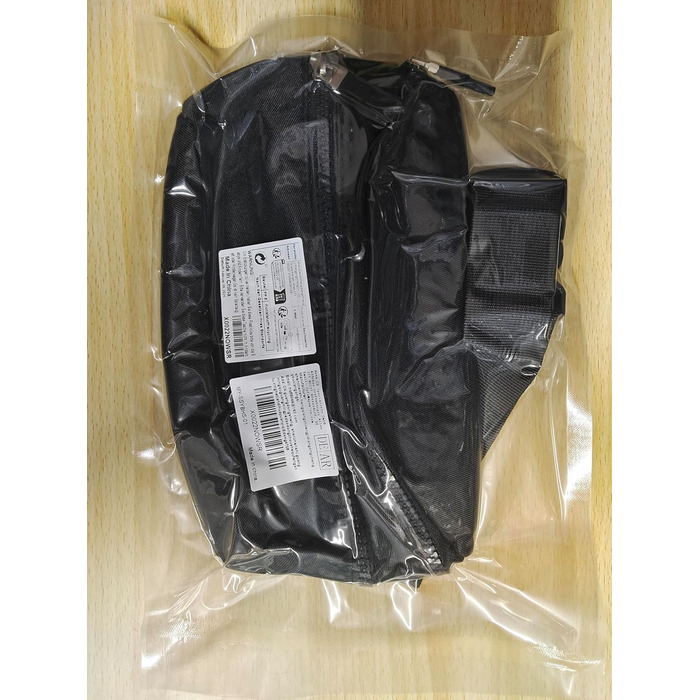 Поясна сумка на пояс для жінок та чоловіків, спортивна, водовідштовхувальна, чорна