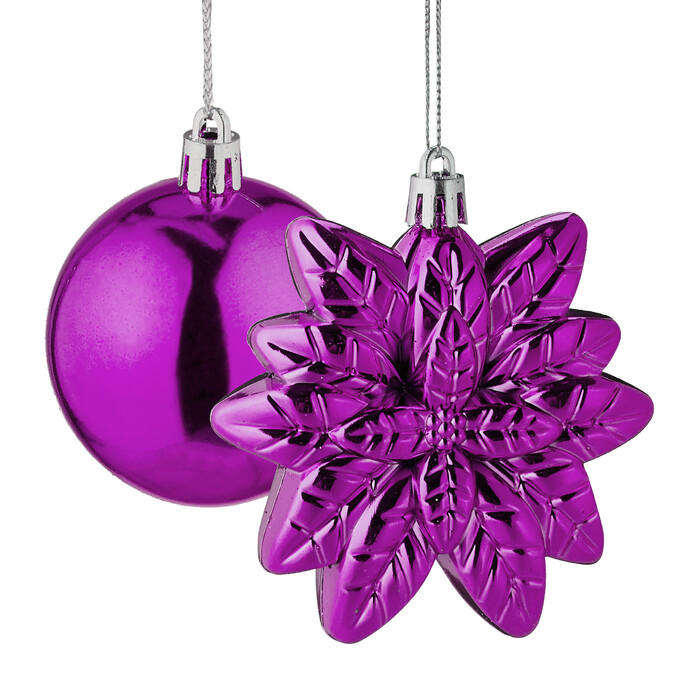 Relaxdays Set of 100 Christmas Baubles