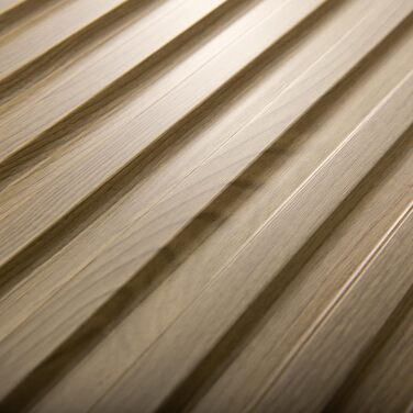 3D панелі для стін Art3d: ріфлені панелі з ПВХ, 12 шт, 50x50 см, 3 м² (120x60 см, горіх)