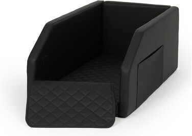 Автоматичне ліжко для собак у машину Velinda, 55x100 см, чорний колір