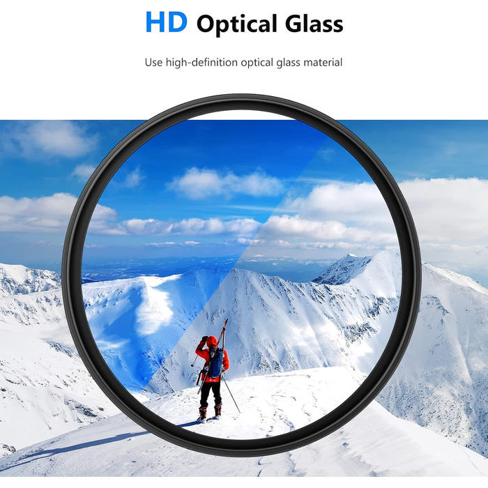 Фільтр NEEWER MRC UV 55mm з багатошаровим покриттям, захист від води та подряпин