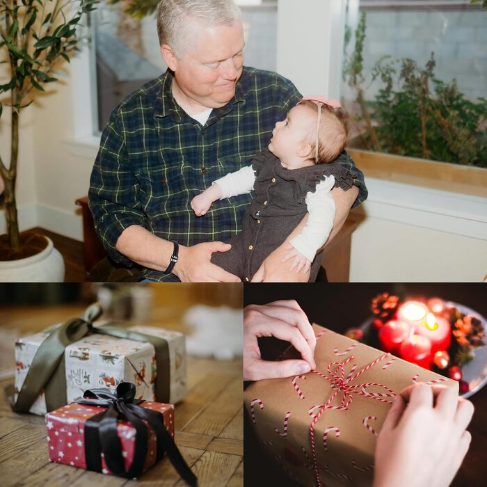 Чоловічий шкіряний браслет – подарунок для чоловіка, тата, дідуся. Ідеальний подарунок на День батька, Різдво, День Святого Валентина (чорний)