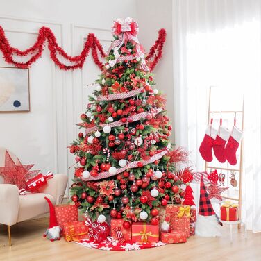 Набір прикрас на ялинку SY CRAFT 86 шт. - кульки, сніжинки, подарункові пакети (золотий)