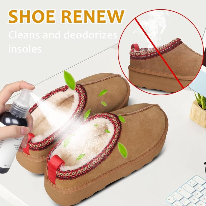 Shoe Cleaning Kit with Eraser and Brush Cleaner Protector Waterproof Conditioner Ideal for Suede and Leather Care